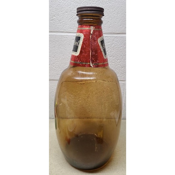 Black Label Beet Glass Store Display Advertising Bottle 18" Tall Mancave - Picture 5 of 6